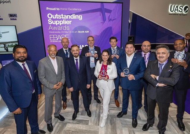 UAS Celebrates Outstanding Global Suppliers at EBACE 2023